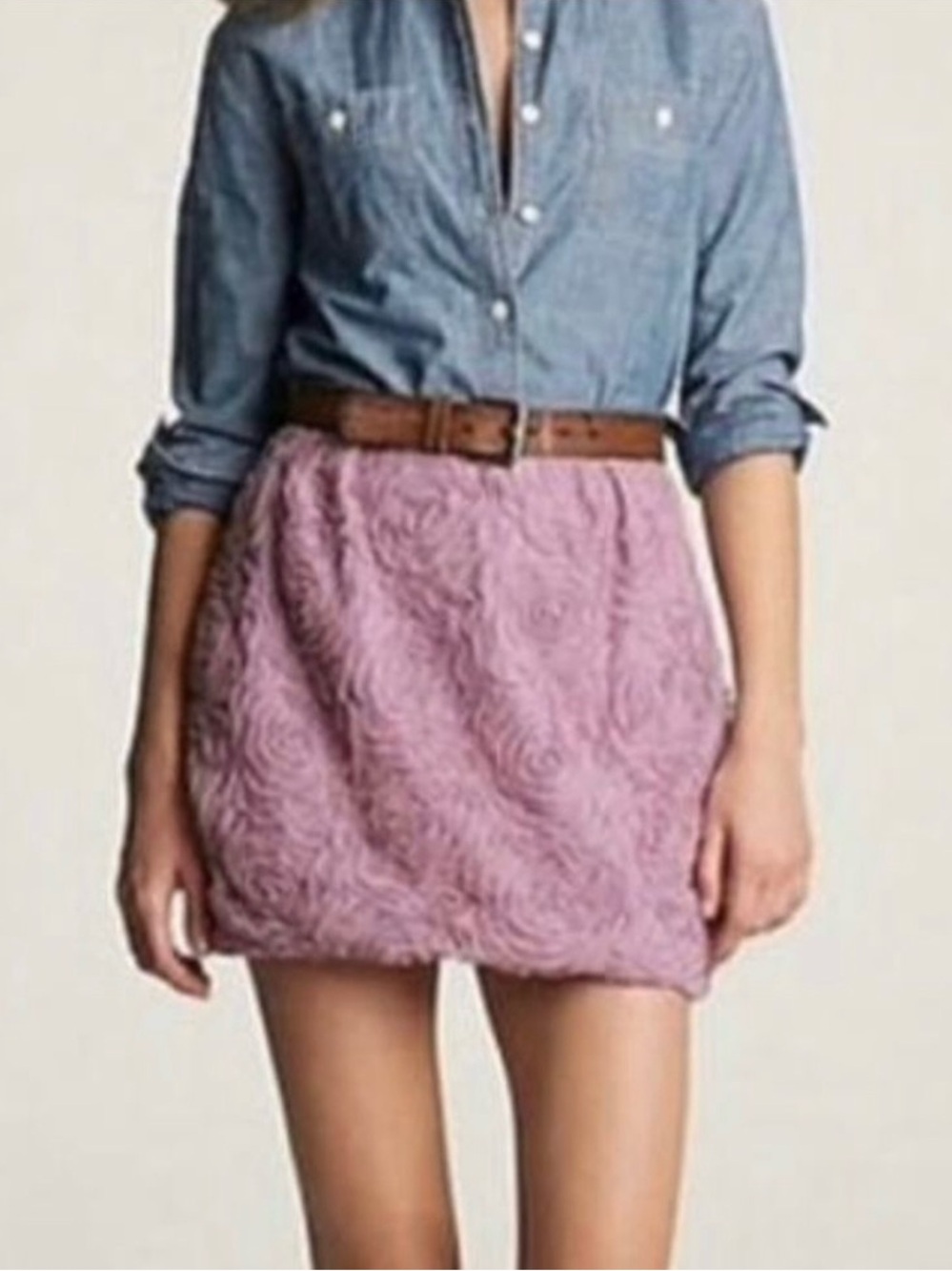 J Crew rose mini